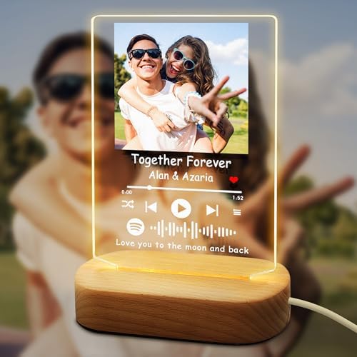 Custom Gift for Boyfriend Girlfriend Acrylic Song