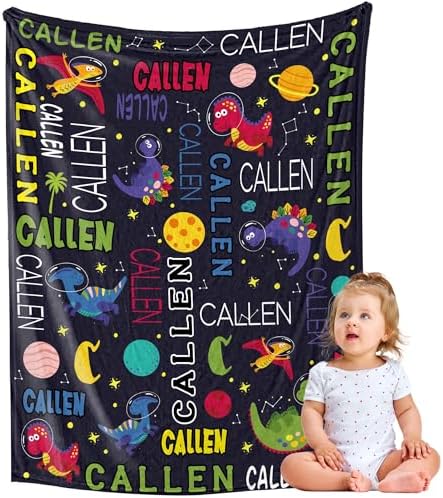 Dinosaur Blanket for Boys Girls Baby