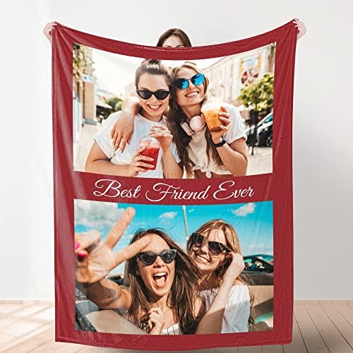 Personalized Blanket with Photo Text Custom Throw Using My Own Pictures…