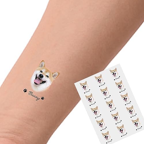 Custom Temporary Tattoos with Photo Personalized Face Tattoo with Logo…