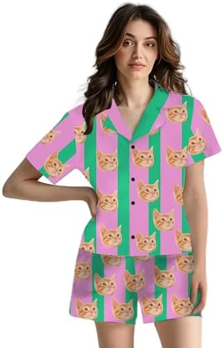 Custom Pajamas With Faces, Personalized Pajamas for Women