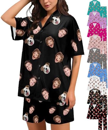 Personalized Pajamas for Women Custom Pajamas With Faces