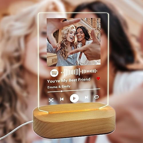 Personalized Acrylic Song Plaque Custom Music Photo Album Cover…