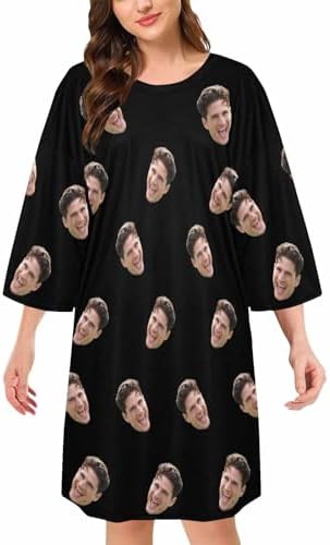 Custom Face Christmas Pajamas Nightgown