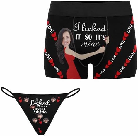 Custom Women's Underwear Thong Personalized Name Panties for Women…