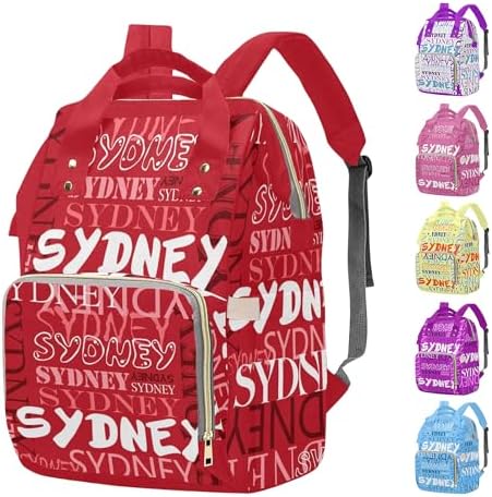 Custom Diaper Bag Backpack for Girls Boys Large Capacity with Pockets Personalized Baby Diaper Bags for Mom Waterproof Nappy Baby Bag…