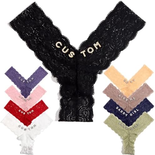 Custom Sexy Chain Thong With Name