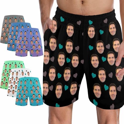 Custom Short Pajamas Pants for Men Face Pajamas Shorts Trousers…