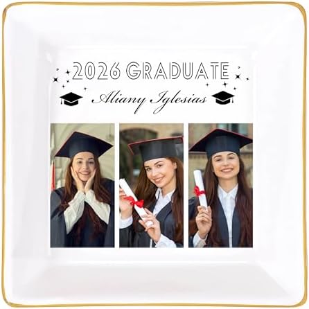 Personalized Jewelry Dish Graduation Gifts for Her 2026 Custom Trinket…
