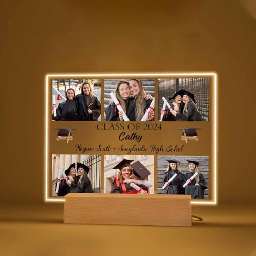 Personalized Graduation Plaque With Photo Name