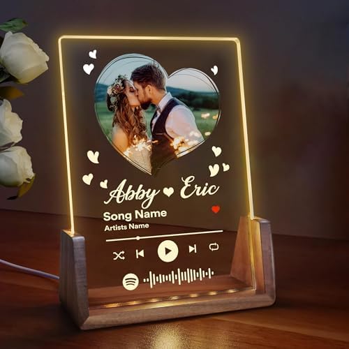 Personalized Spotify Acrylic Plaque with Photo