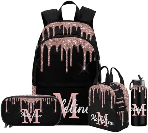 Custom Kids Backpack with Lunch Bag Set