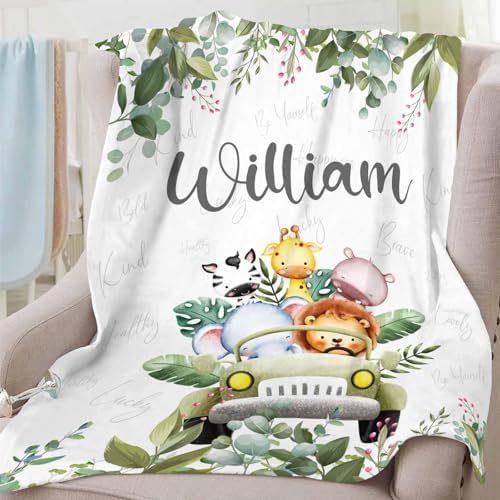 Personalized Baby Blanket for Boys Gilrs