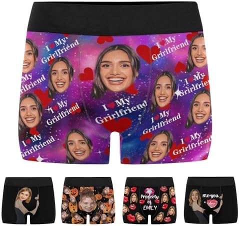 Custom Underwear For Men With Faces, Custom Boxers With Photos