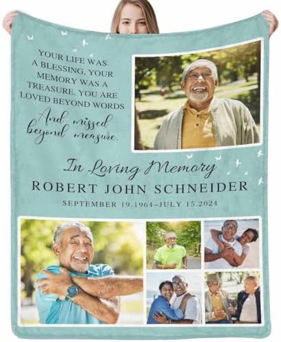 Custom Memorial Photo Blankets