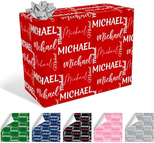 Personalized Name Wrapping Paper