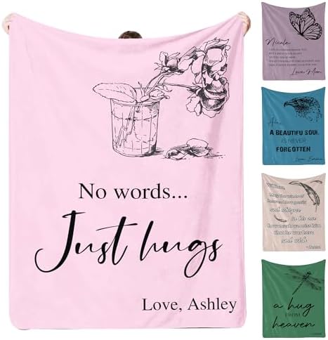 Custom Sympathy Blanket for Loss of Loved One