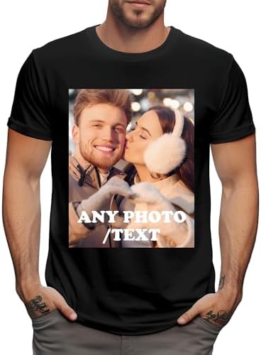 Custom Photo Text T-Shirt