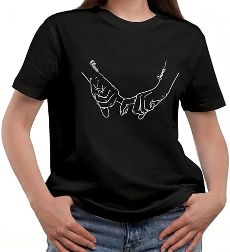 Custom Photo Name Unisex T-Shirt, Personalized Novelty Graphic Letter Printed Tee