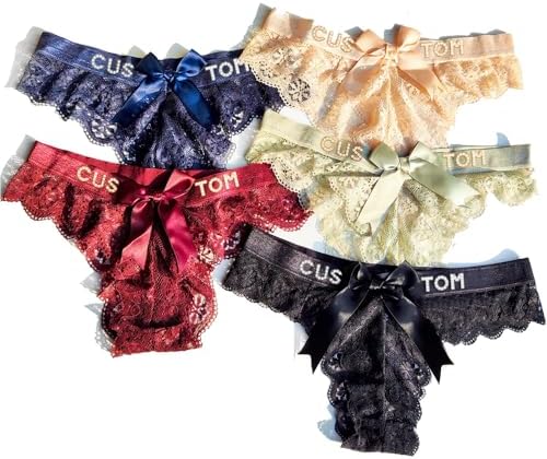 Personalized Thongs With Names, Custom Thong With Name On It