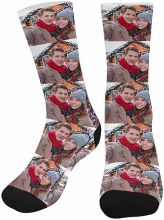 Custom Face Socks Personalized Socks with Photo Valentines Day Gifts…