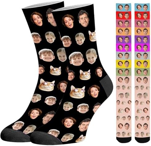 Custom Socks With Faces Personalized Socks for Men Women