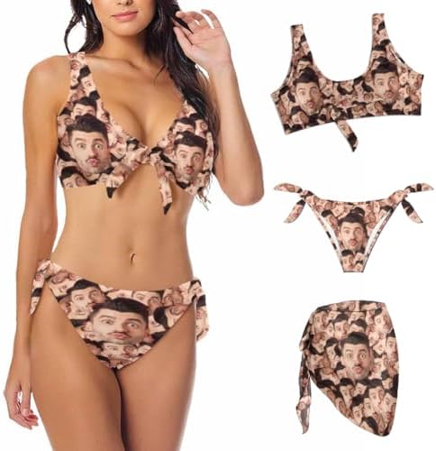 Funny Custom Swimsuits with Faces