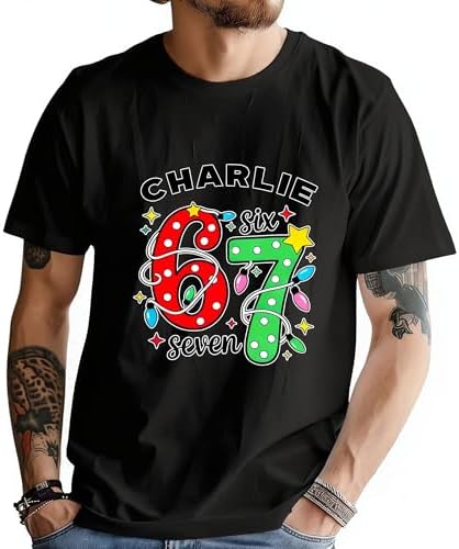 Personalized 6 7 T-Shirt Custom Six Seven Shirts with Name for Girls…