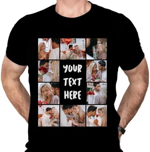 Custom T Shirts with Photos for Mom Dad Boyfriend Girlfriend