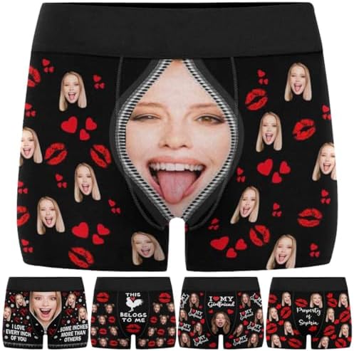 Custom Boxers With Faces, Funny Custom Underwear For Men