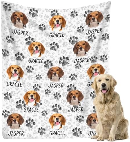 Custom Blanket with Pets Photos