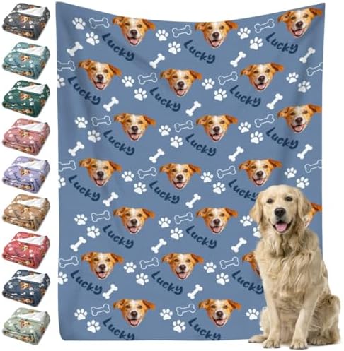 Custom Blanket with Pets Pictures