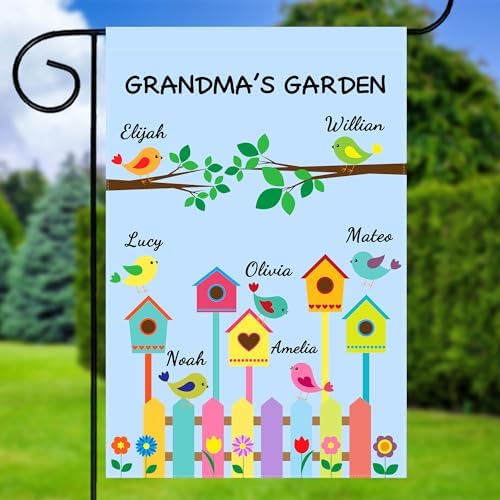 Custom Grandma's Garden Flag