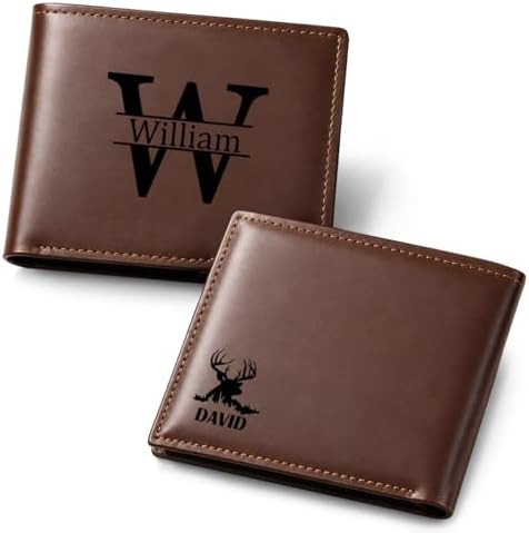 Custom Wallet for Men Fathers Day Gift Engraved Photo Wallet…