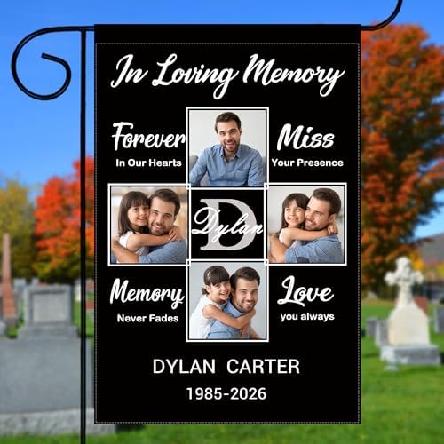 Custom Father's Day Memorial Flag
