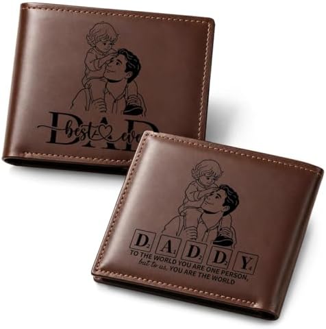 Fathers Day Gift for Husband Personalized Wallet for Men Photo Custom…