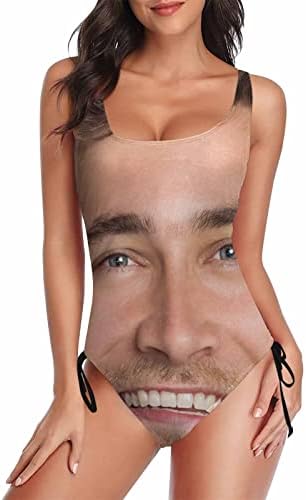 Custom Bathing Suit with Face for Women Name Personalized One Piece…