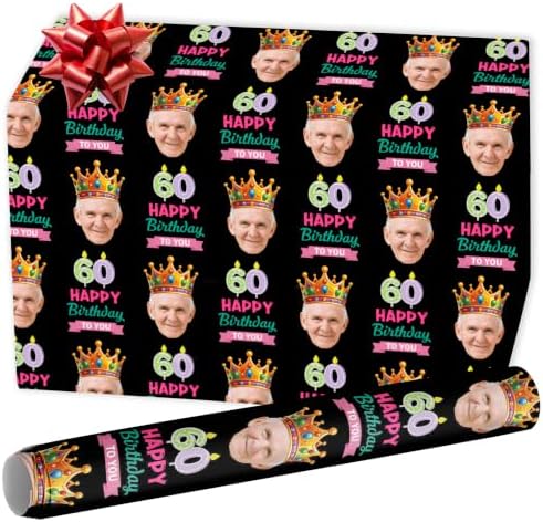 Custom Birthday Wrapping Paper Roll Personalized Funny Birthday Gift…