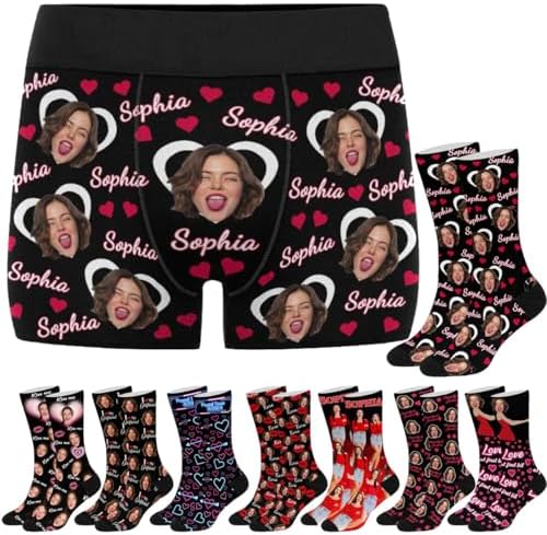 Custom Boxers For Men With Faces, Custom Underwear For Men With Name