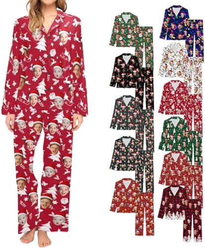 Custom Christmas Pajamas For Women Personalized Pajamas With Photos…