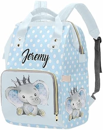 Custom Diaper Bag with Name for Baby Girl