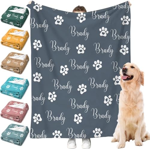 Custom Dog Blankets with Names