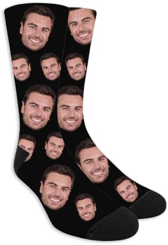 Custom Funny Socks with Faces Personalized Photo Socks