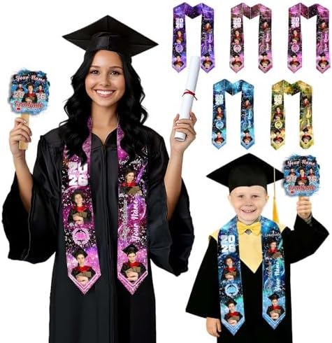 Custom Graduation Stole Class of 2026 Personalized Congratulation…