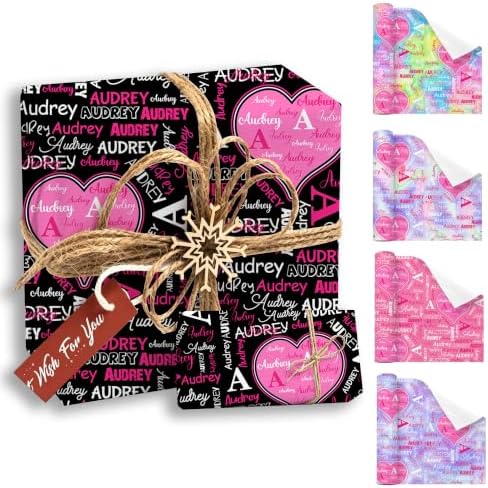 Custom Happy Birthday Wrapping Paper with Name Personalized Funny Name…