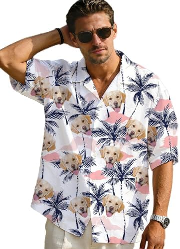 Custom Hawaiian Shirt Personalized Father's Day Hawaiian Shirt with Face…