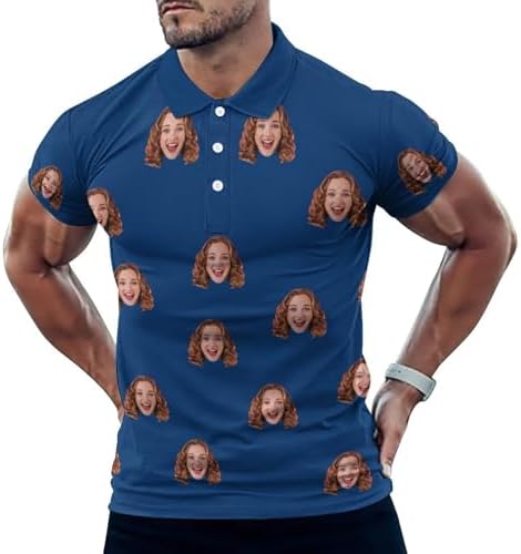 Custom Men's Golf Polo Shirt Personalized T Shirts Design Your Own…