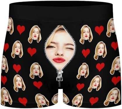 Custom Mens Boxer Briefs Personalized Picture Face Underwear Customized…
