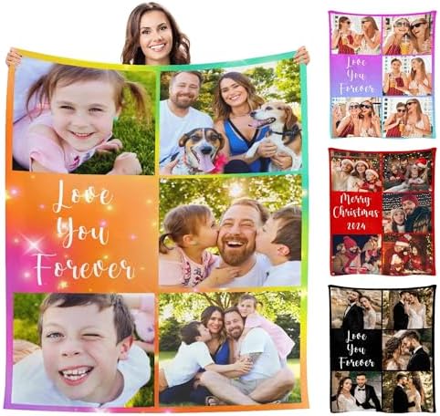 Custom Name Blankets for Adult Personalized Fleece Throw Blankets…