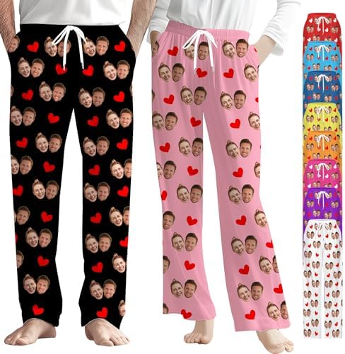 Custom Pajama Pants With Faces Custom Pj Pants